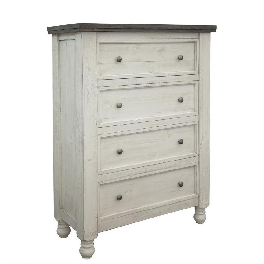 International Furniture Direct Stone LROCHE4691CH Relaxed Vintage Solid